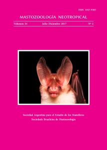 Cover of Mastozoología Neotropical Vol. 24 No. 2