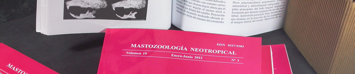 Revistas Mastozoología Neotropical (SAREM – SBMz)
